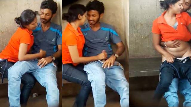 Desi Outdoor Blowjob and Secret Fucking Video