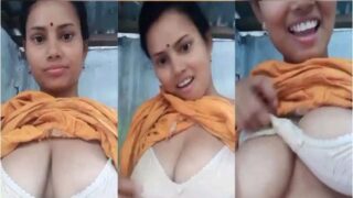 Xxx village wife showing pussy and big boobs