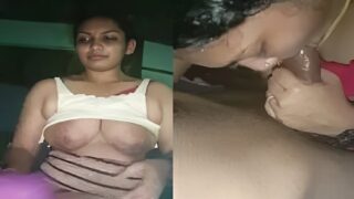 Mallu Sexy Topless Girl Blowjob Video