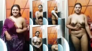 Sexy Chubby Bangladeshi Girl Bathing MMS Video