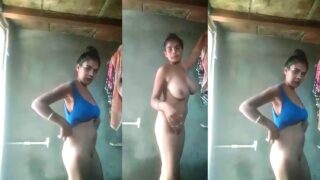 Village girl Bathroom Hidden Cam Nude Video